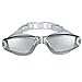 iORCA Adult Swim Goggles for Men and Women with Anti-Fog, Anti-Shatter Swimming Lenses - Includes a FREE Premium Protective EVA Zipper Case - Compare to Speedo, Aqua Sphere - Get the Best and Most Comfortable Swim Goggles! (Silver)