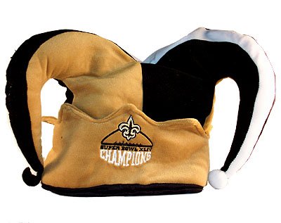 New Orleans Saints Super Bowl XLIV Champs Mardi Gras Jester Hat