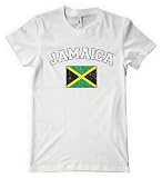 (Cybertela) Jamaica Flag Women's T-shirt Country Pride Tee