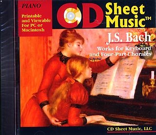 Cover image : CD Sheet Music J.S.バッハ 鍵盤作品集