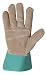 Wells Lamont 4190L Womens Gardening Gloves, Split Cowhide Leather Palm with Safety Cuff, Large