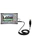 Coiled Power Hot Sync and Charge USB Data Cable w/ Tip Exchange for the Archos AV400 - Gomadic Brand