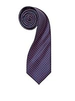 Carlo Visconti Corbata Lunares (Azul Marino / Rojo)