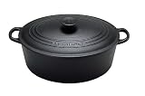 Le Creuset 25002310000461 Br&auml;ter Tradition oval 31 cm schwarz