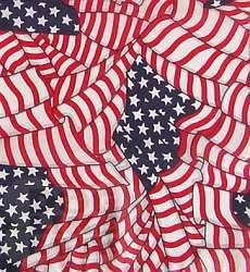 Tossed American Flag Bandana