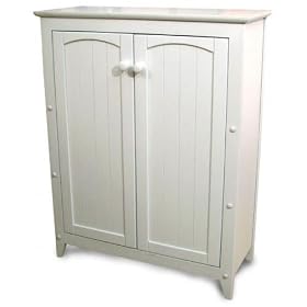 White Double Door Jelly Cabinet