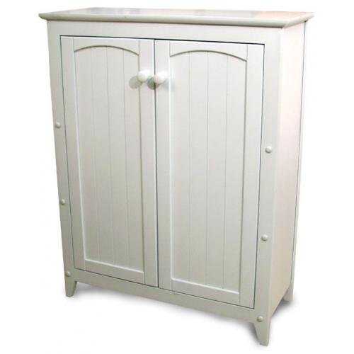 White Double Door Jelly Cabinet