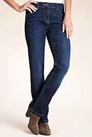 Straight Leg Plain Denim Jeans