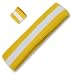 Head and Wrist band Set, Yellow/White