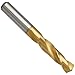 YG-1 DN515 High Speed Steel Screw Machine Drill Bit, TiN Finish, Straight Shank, Parabolic Spiral, 130 Degree, #7 Size, 2-1/4" Length (Pack of 1)