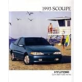 1993 HYUNDAI Sales Brochure Literature Book Piece by Hyundai