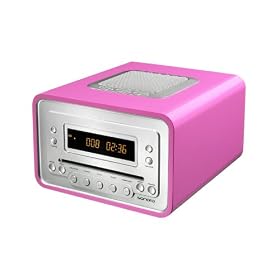 Sonoro AU-1400PI Cubo Audio System (Pink)