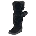 Report Women's Effie Tall Boot with Pon-Poms