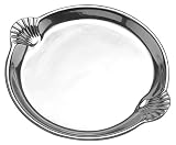 Wilton Armetale Scallop Handle Small Round Tray