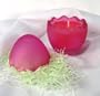 Easter Egg Container Candle- Ha ChaCha Cheesecake- Pink