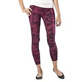 Xhilaration® Juniors Tie Dye Legging - Black/Dazzleberry