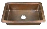 Barclay Products Large Copper Drop-in Sink