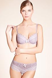 Limited Collection Scallop Embroidered Padded Bra