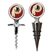 Washington Redskins NFL Cork Screw and Wine Bottle Topper Set by Great American Products
