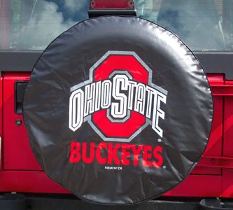 Ohio State Buckeyes NCAA Spare Tire Cover (Black)