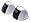 Roma Double Tape Pvc Ribbed Bell Boots White Small