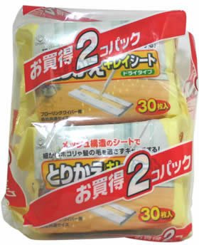 フローリングワイパー用 とりかえシート2コパック