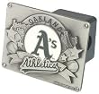 Oakland Athletics Trailer Hitch Cover - Baseball Sports Merchandise