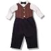 Imp Originals Infant Boys Holiday Plaid Vest Set