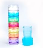 Ezy Dose 7 Day Stackable Pill Reminder with Drinking Cup