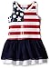 Bonnie Jean Girls' Sequined Flag Drop Waist Dress