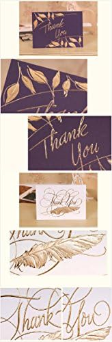 PAPTEL Fantastic Thank You Cards for All Occasions - Thank You Greeting Card Assortment - 8 Different Designs - Including Envelopes - Set of 8