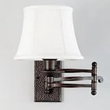 Kendall Collection Espresso Finish Swing Arm Wall Lamp - QUZ-KL8901EP