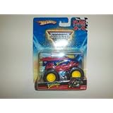 2010 Hot Wheels Monster Jam Flag Series 1:64 Scale Truck and Flag: Superman #62 75 by Hot Wheels
