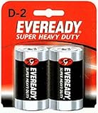 Eveready Heavy Duty D 2-Count (6-Pack)