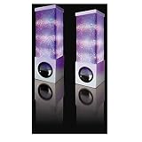 Ukayed Portable Stereo Light Show Speaker Square, Sound interactive!