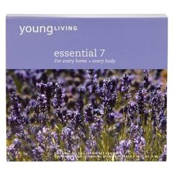 Essential 7 Introductory Oil Kit by Young Living Essential Oils- 7 bottles 5ml each