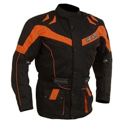Motorrad Jacke Motorradjacke Tourenjacke Orange Gr. L