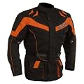 Motorrad Jacke Motorradjacke Tourenjacke Orange Gr. L