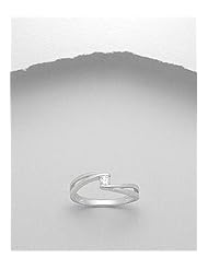 CZ Ring In 92.5 Sterling Silver