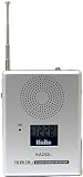 Kaito Pocket-Size AM/FM & Shortwave Radio with Alarm Clock and LED flashlight, KA202L