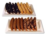Biscotti Classic Assortment - 24 Biscotti: Mocha Almond, Hazelnut with chocolate drizzle, Almond Amaretto, and Gingerbread.