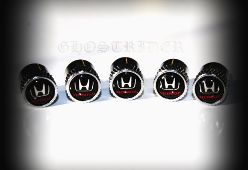 Honda Tire Stem Valve Caps Wheels Car Styling Accessories Set of 5