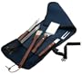 LamsonSharp Tail Gater 4-Piece Stainless Steel and Rosewood Barbecue Tool Set