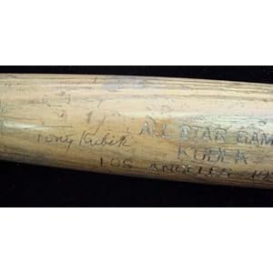 Buy 1959 Tony Kubek Autographed Hand Signed All Star Game Bat