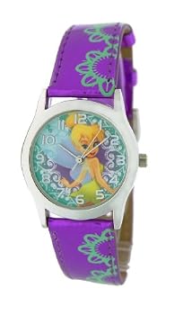 Disney Purple Princess Fairy Tinkerbell Watch Wristwatch 41495B