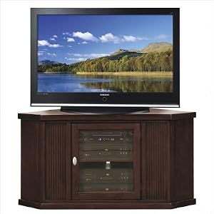 46 Corner Plasma TV Stand in Espresso by