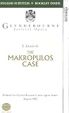 DVD : The Makropulos Case - Glyndebourne Festival Opera [1995]