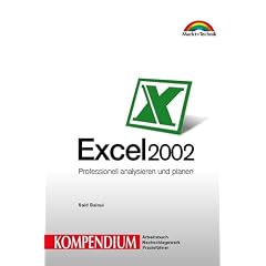 Excel 2002 - Kompendium . Professionell analysieren und planen (Sondereinband)