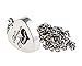 Always in My Heart Urn Necklace Pendant with Funnel Filler Kit Cremation Ashes
