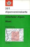 Alpenvereinskarten : Zillertaler Alpen, West